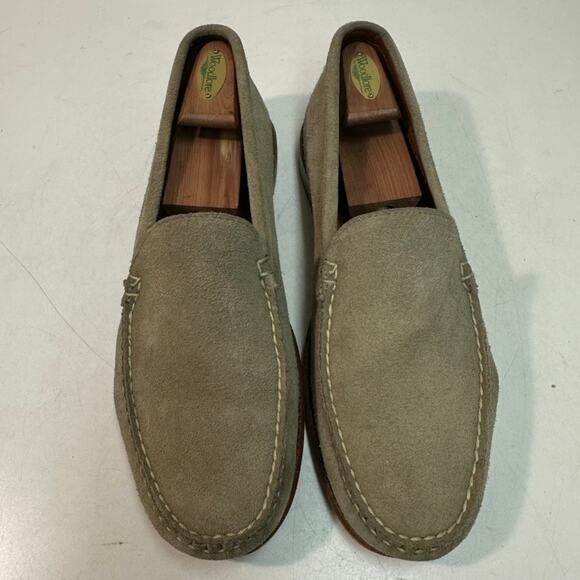NEW HEELS Rancourt & Co. Naples Venetian Loafer Moc Suede Tan Made in USA 13